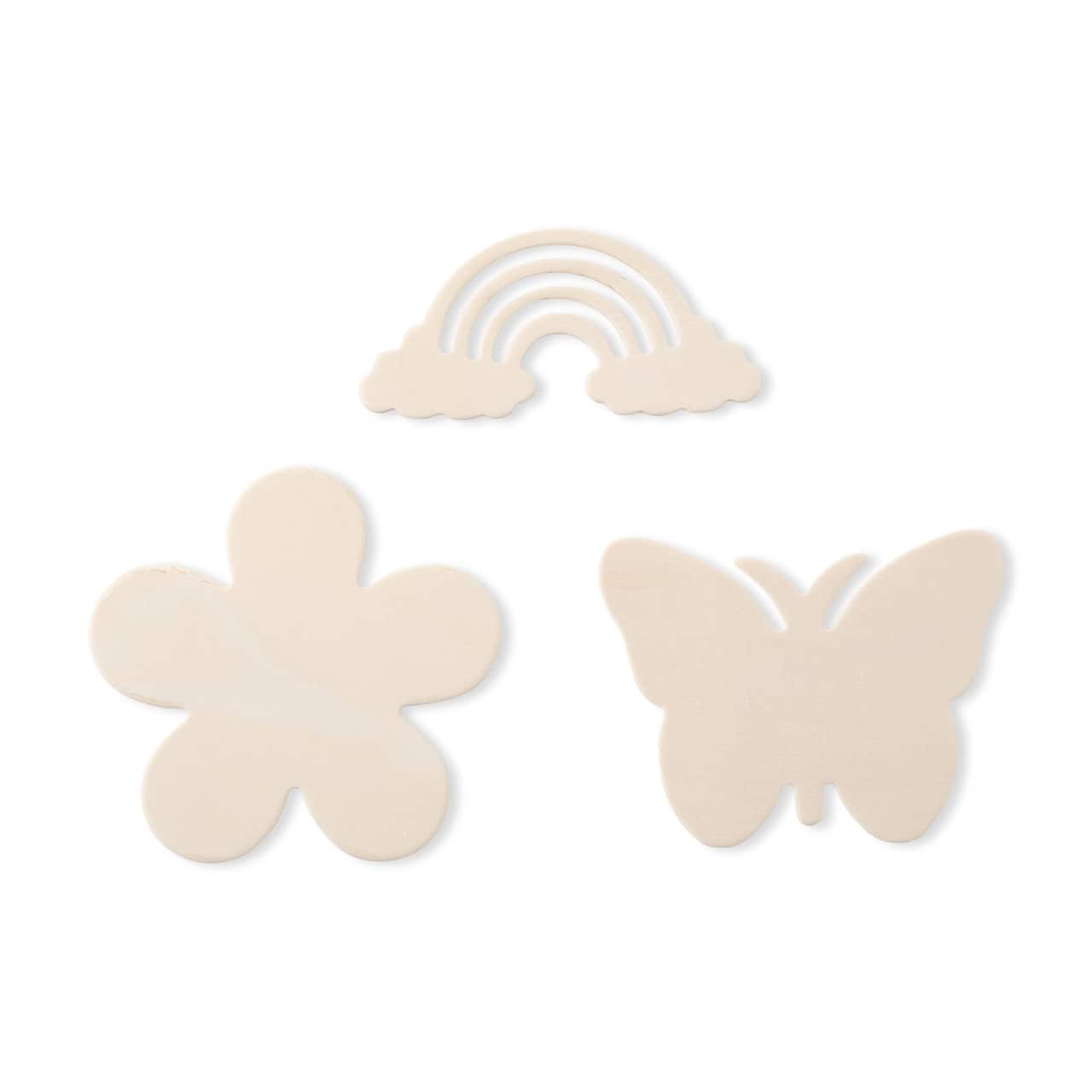 12 Packs: 12 ct. (144 total) Wood Shapes by Creatology™